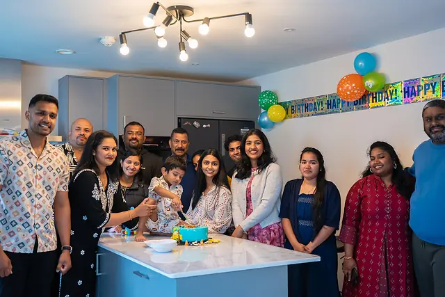 Birthday party moment, Dublin