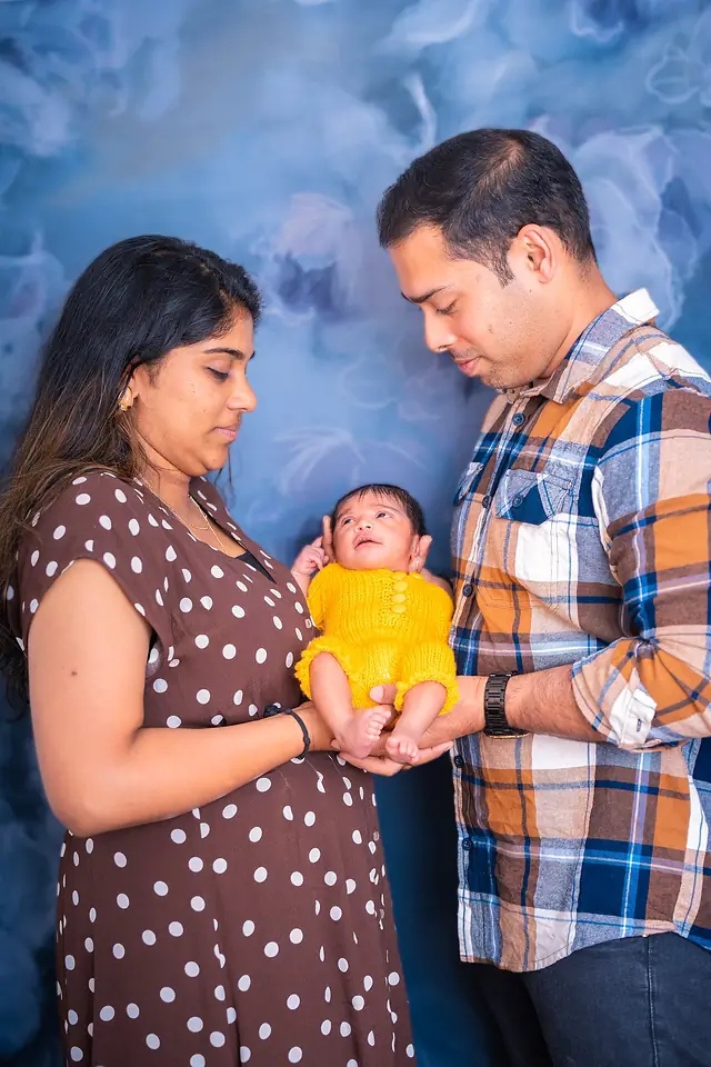 Newborn with family, Dublin