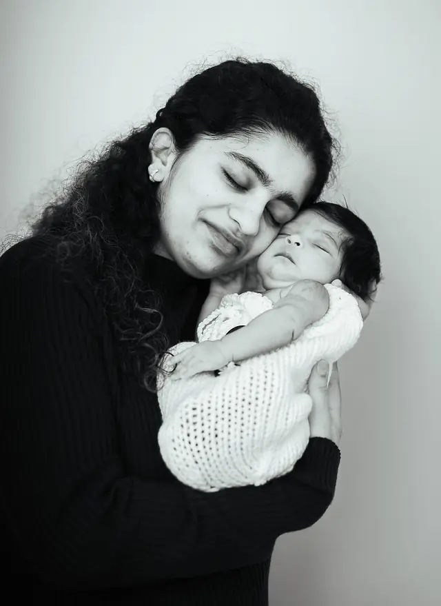 Newborn with family, Dublin