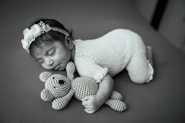 Newborn portrait session