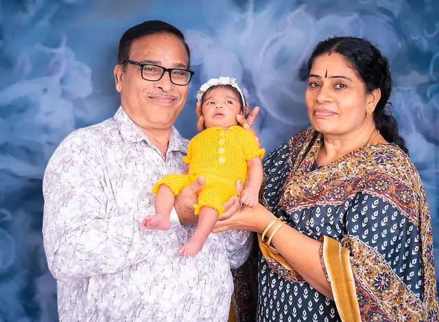 Newborn portrait session