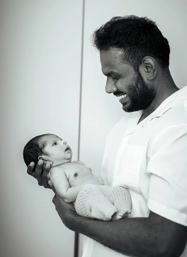 Newborn with family, Dublin