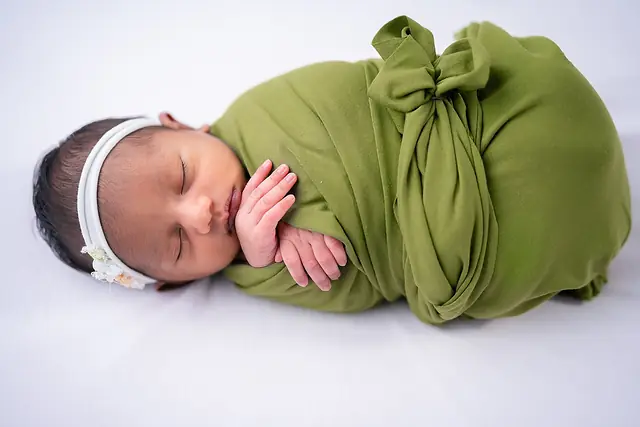 Sleeping newborn portrait