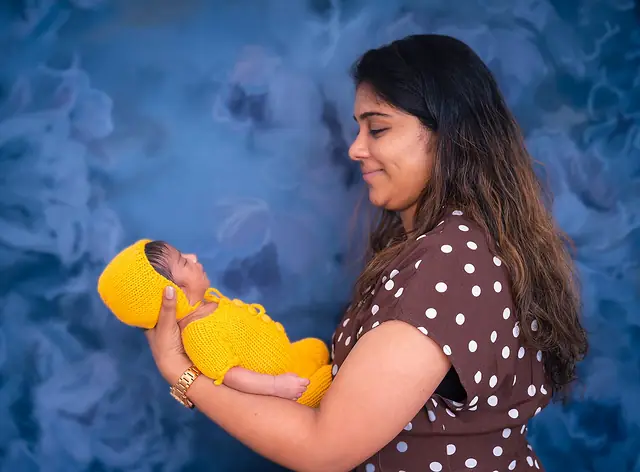 Newborn portrait session