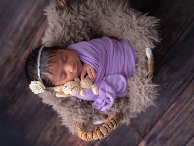 Newborn portrait session