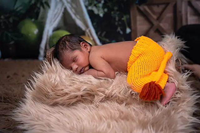 Newborn portrait session