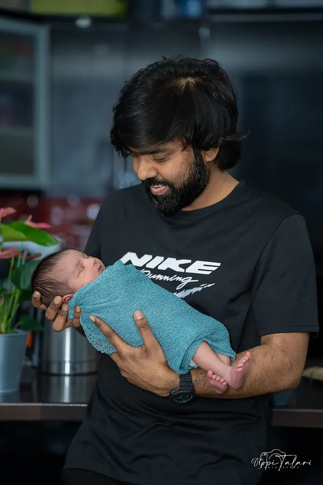 Newborn portrait session