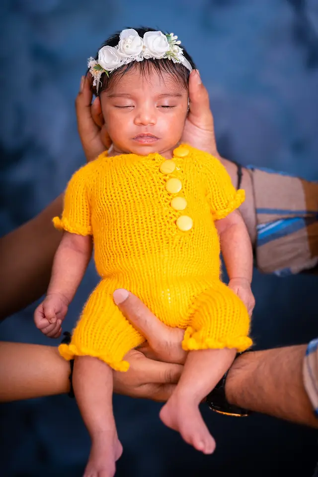 Newborn portrait session