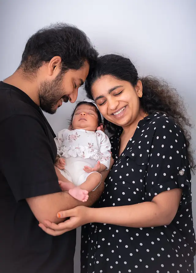 Newborn portrait session