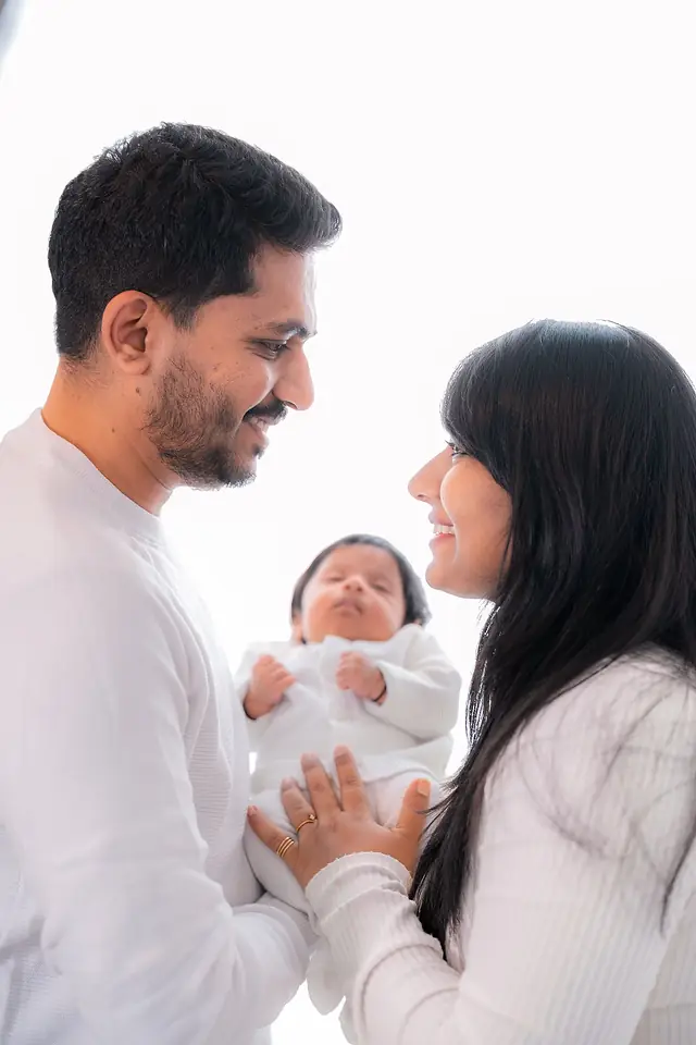 Newborn portrait session