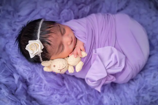 Newborn portrait session
