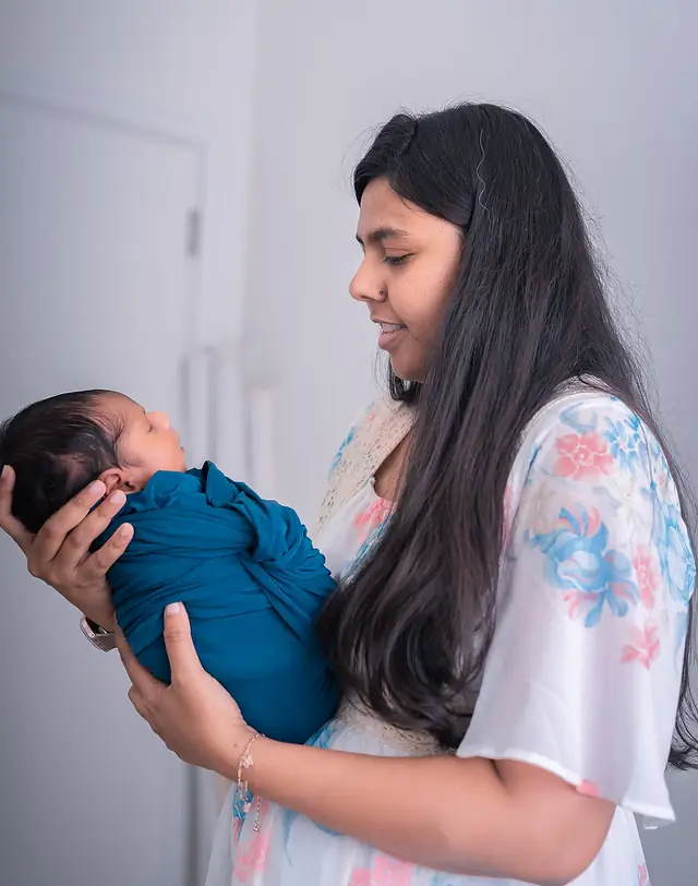 Newborn with family, Dublin