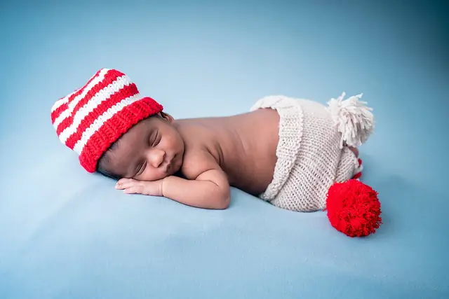 Newborn portrait session