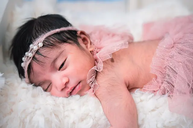 Newborn portrait session