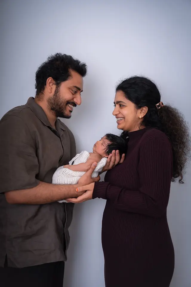 Newborn portrait session