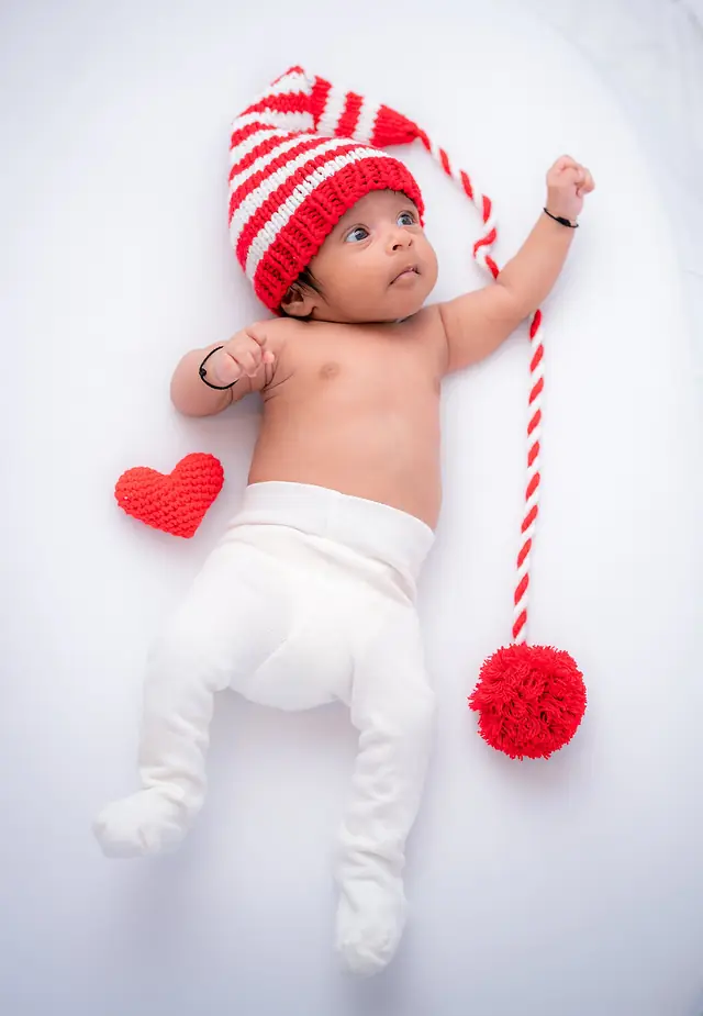 Newborn portrait session