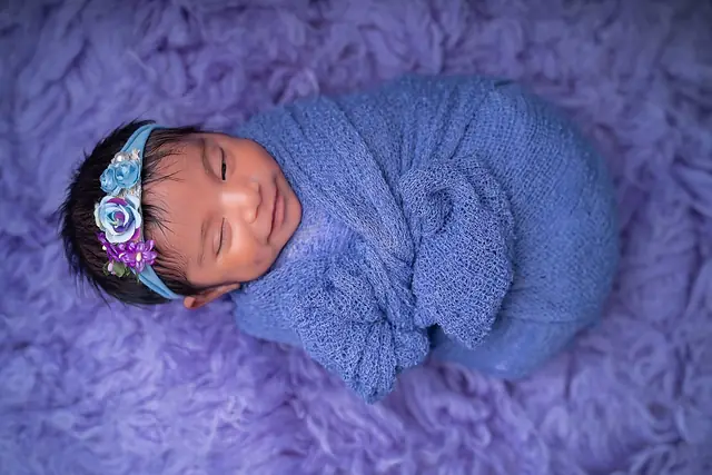 Newborn portrait session