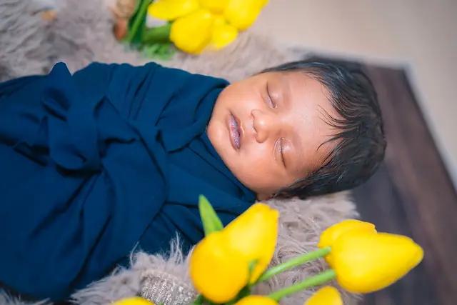 Newborn with family, Dublin