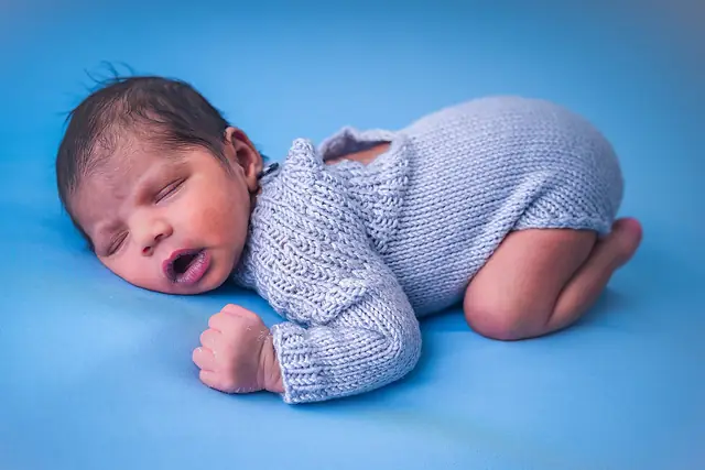 Sleeping newborn portrait