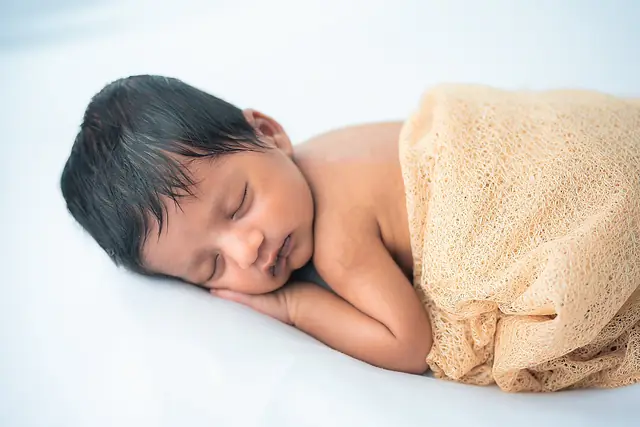 Newborn portrait session
