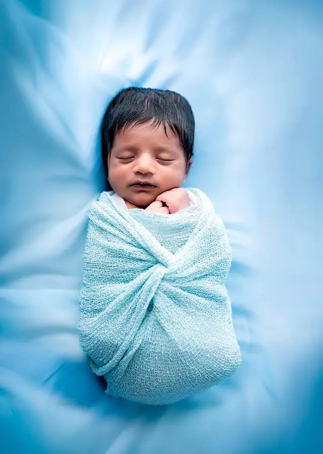 Newborn portrait session