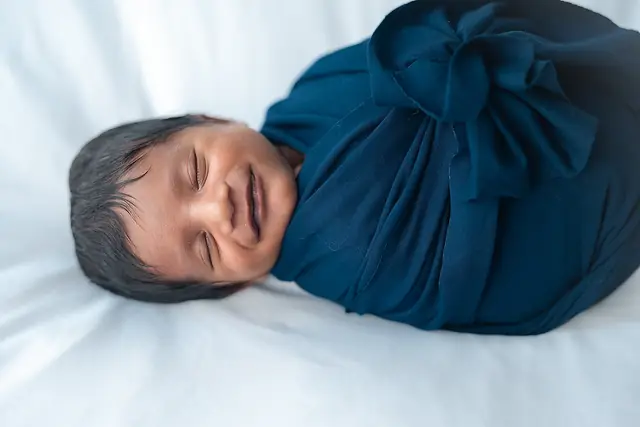 Newborn portrait session
