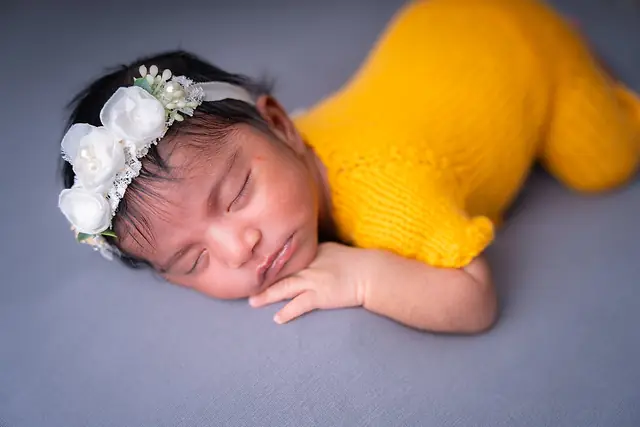 Newborn portrait session