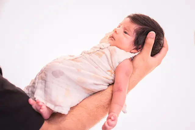 Sleeping newborn portrait