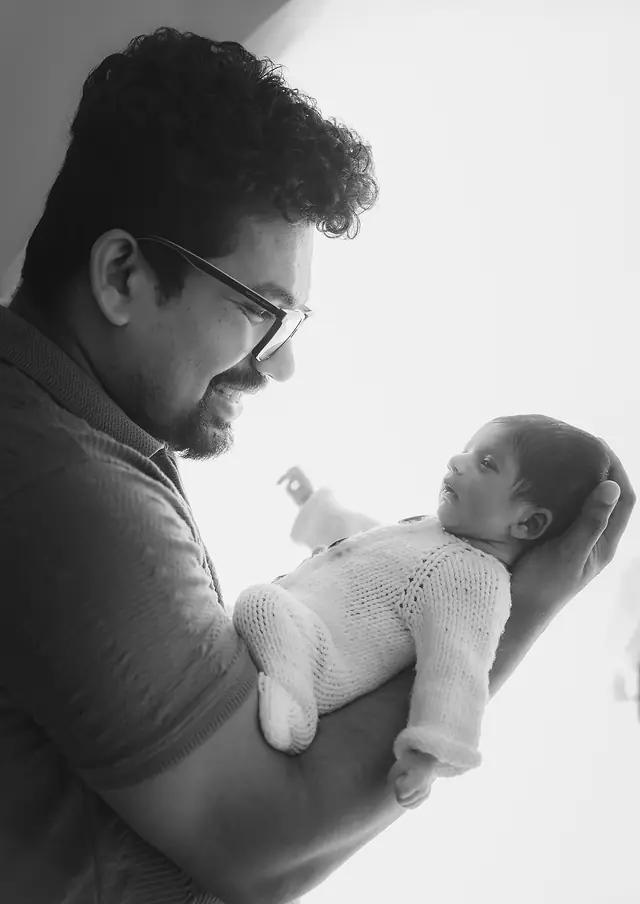 Newborn portrait session