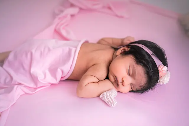 Newborn portrait session