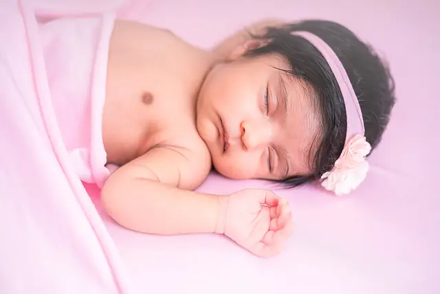 Newborn portrait session