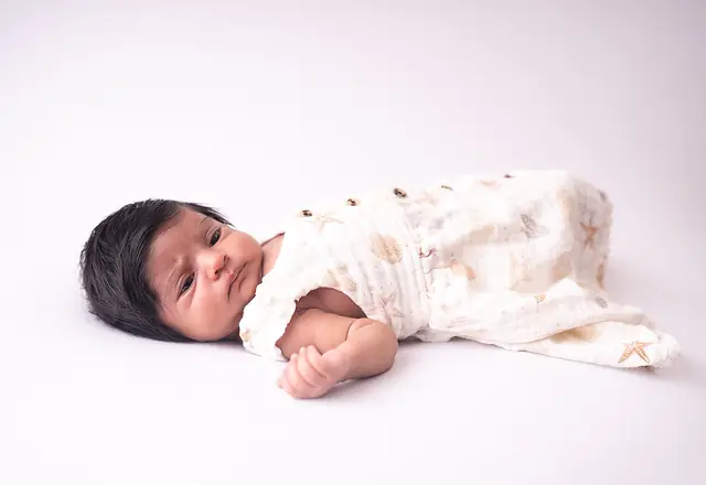Newborn portrait session