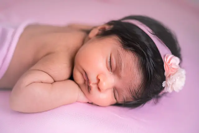 Newborn portrait session