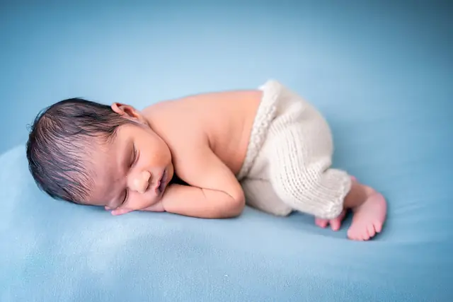 Newborn portrait session