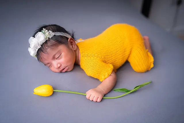 Newborn portrait session