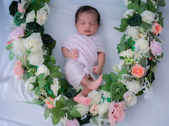 Newborn with family, Dublin