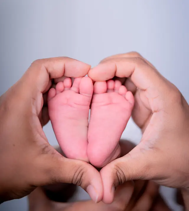 Newborn portrait session