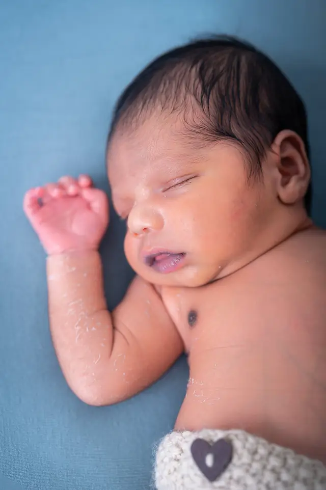 Newborn portrait session