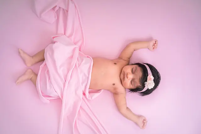 Newborn portrait session