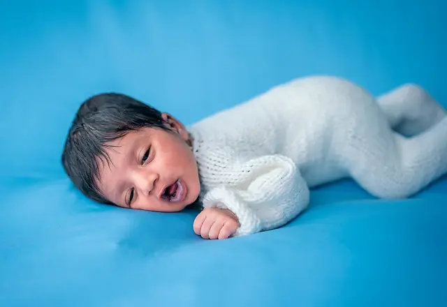 Sleeping newborn portrait