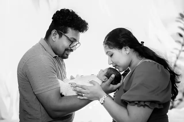Newborn portrait session