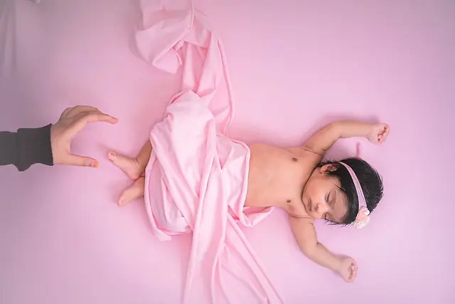 Newborn with family, Dublin