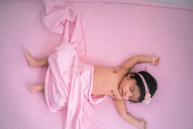 Sleeping newborn portrait