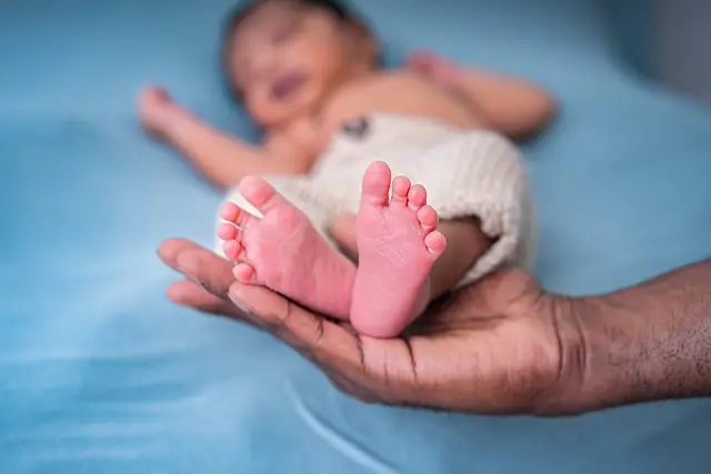 Newborn portrait session