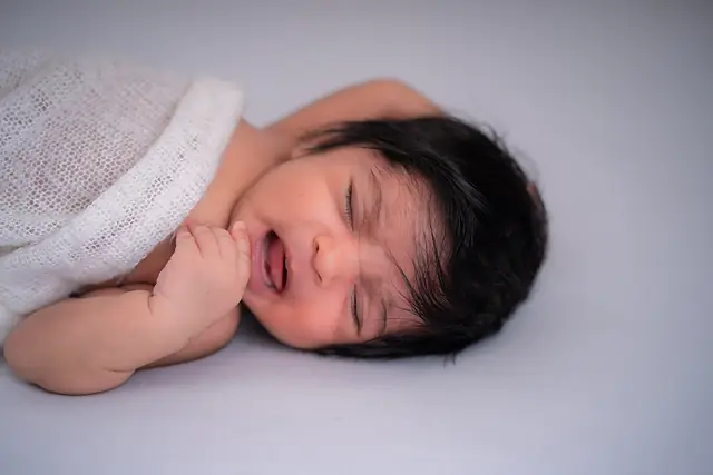 Sleeping newborn portrait
