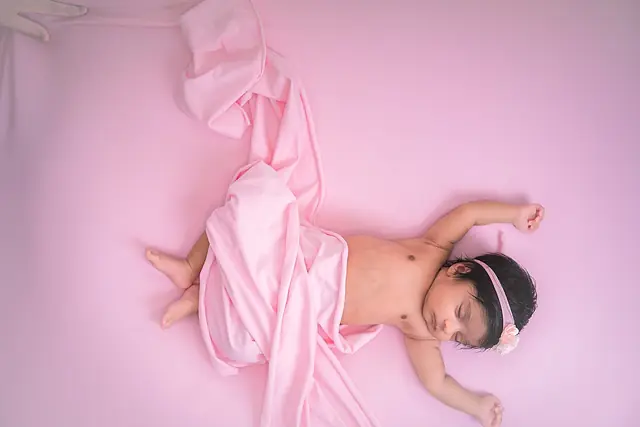 Newborn portrait session