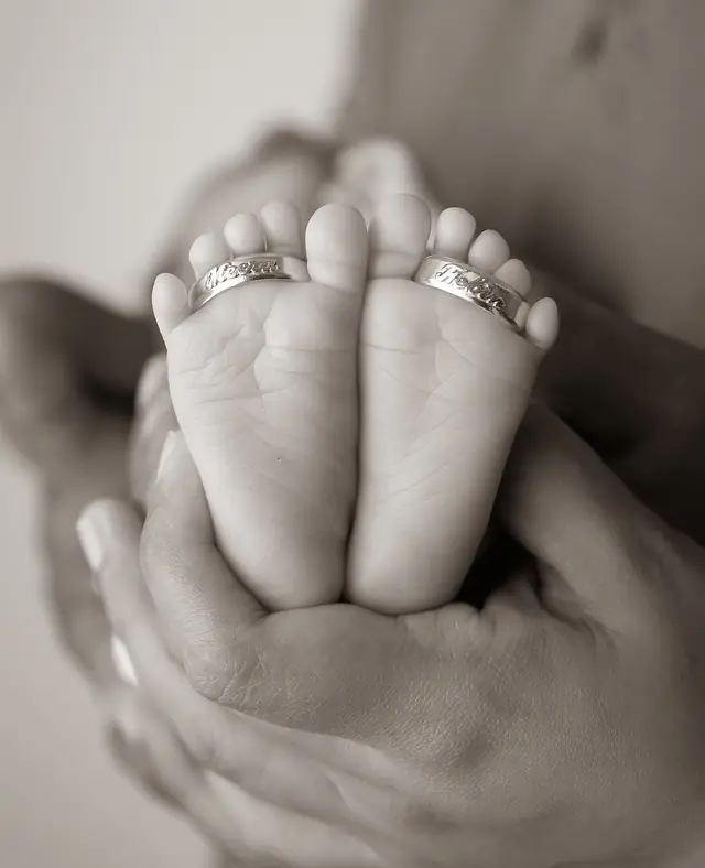 Newborn with family, Dublin