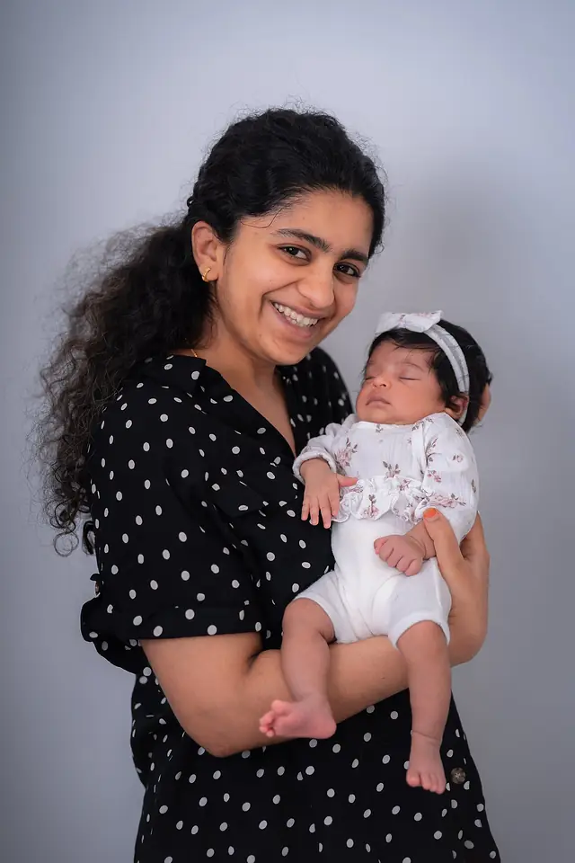 Newborn with family, Dublin