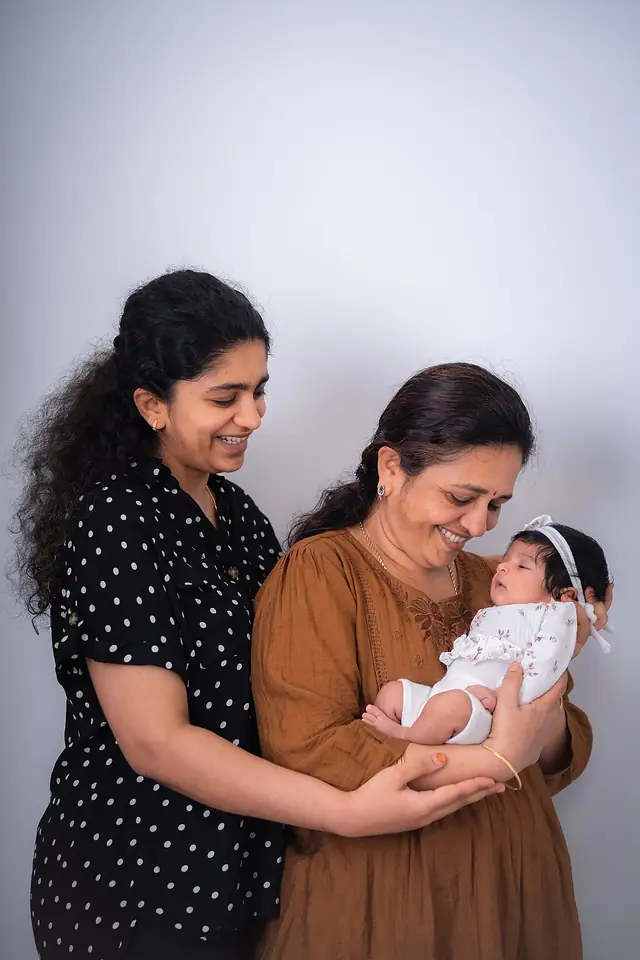 Newborn portrait session