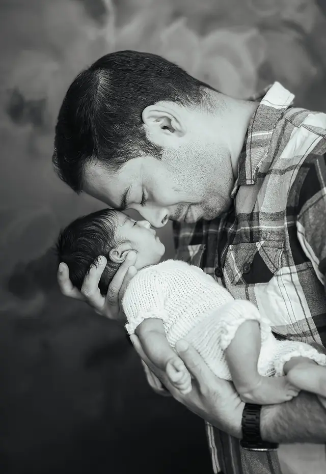 Sleeping newborn portrait